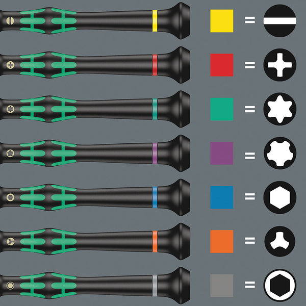 Wera Kraftform Micro Screwdriver 12 Piece Set for Electronics