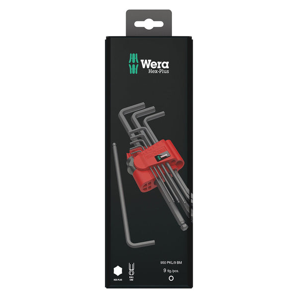 Wera 950/9 Hex-Plus BlackLaser Metric L-key Set