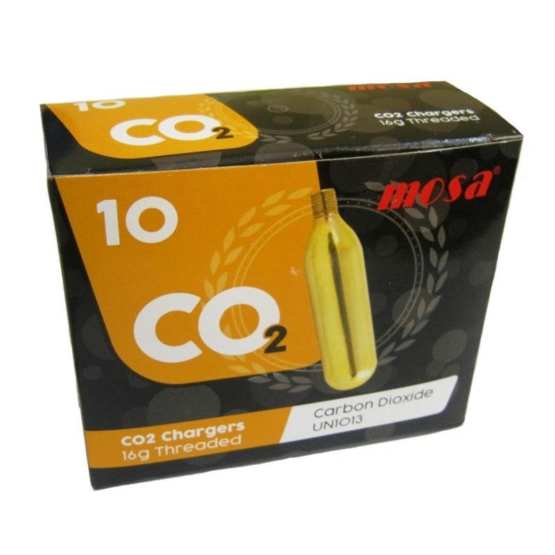 16g Threaded CO2 Cartridges 10/Box - Papanui Cycles