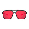 Tifosi Salto Sunglasses Blackout with Smoke Red Mirror Lens
