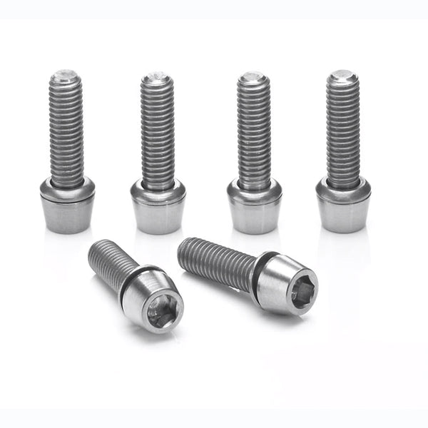 Ritchey WCS 4 - Axis C220 and Toyon Stem Titanium Bolt Set - 6 Pack 
