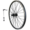 Rear 29" Disc Brake QR Alloy 8/9 Speed Cassette Wheel Black