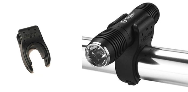 Gemini Flashlight Mount - Rubber/ziptie