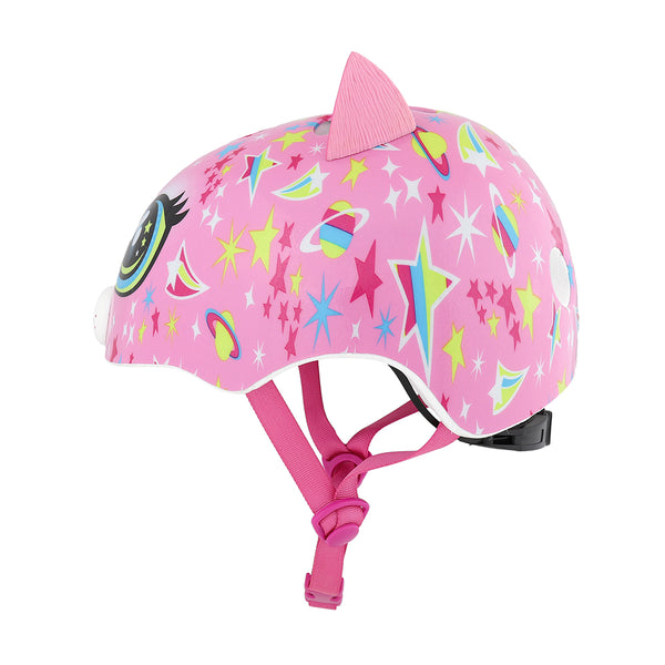 raskullz astro cat child helmet pink left