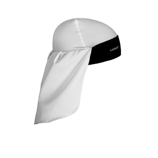 Halo Solar Skull Cap with Tail White