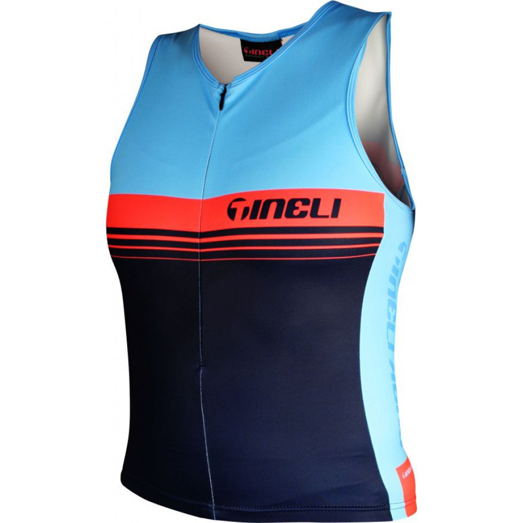 Women's Tri Top Blue - Last Items-M-Female