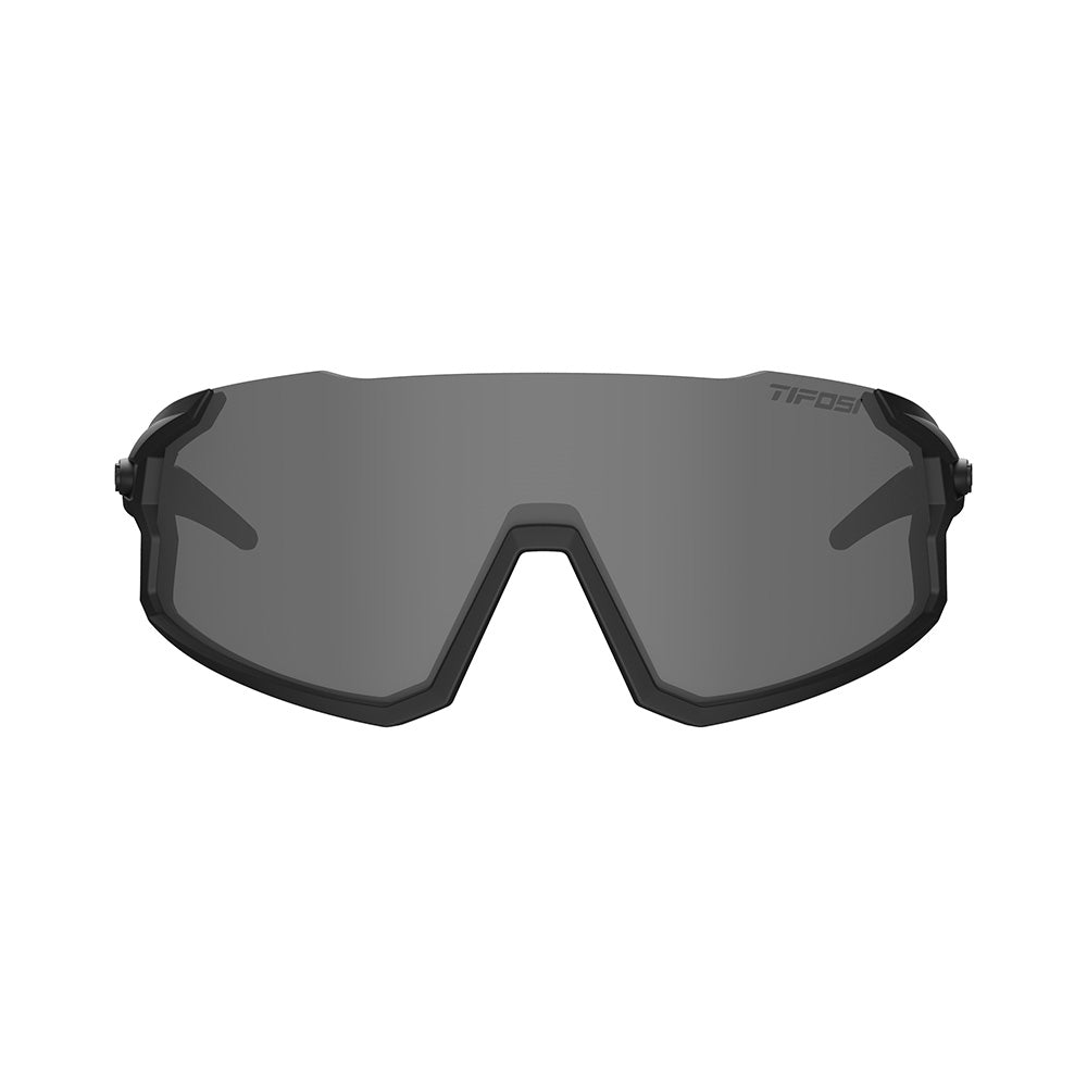 Tifosi Stash Sunglasses BlackOut with Smoke, AC Red and Clear Lens
