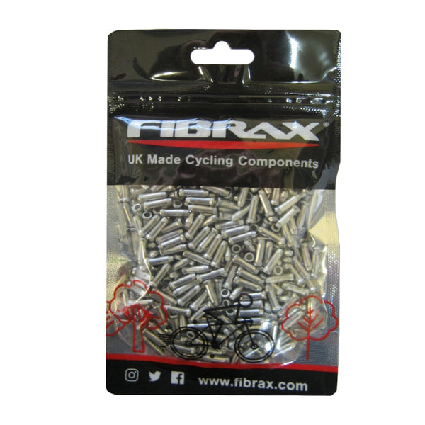 Fibrax Alloy Non-Fray Cable Ends Silver