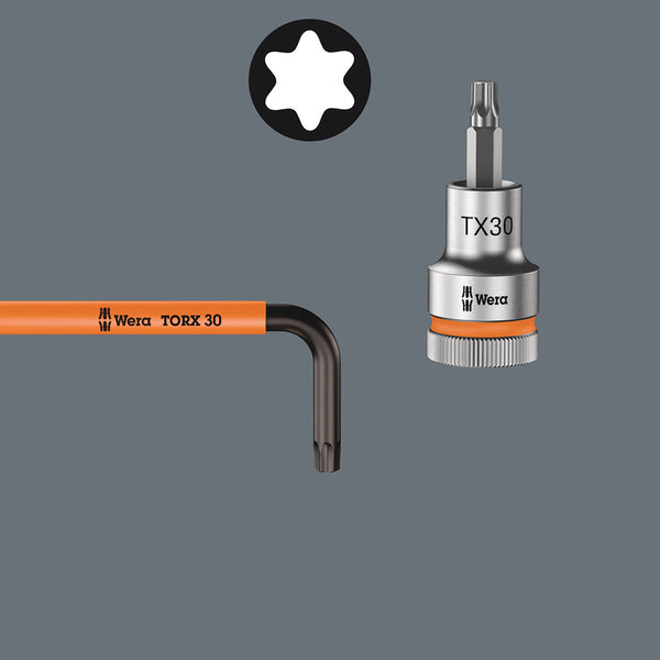 Take it easy tool finder system - with profile and size colour-coding for quick and easy tool selection. Colour-coded system for hexagon  & TORX L Keys