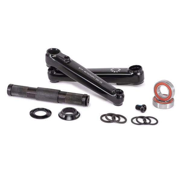 Wethepeople Logic 165mm Crank, 22mm Axle with Compact Bottom Bracket Black
