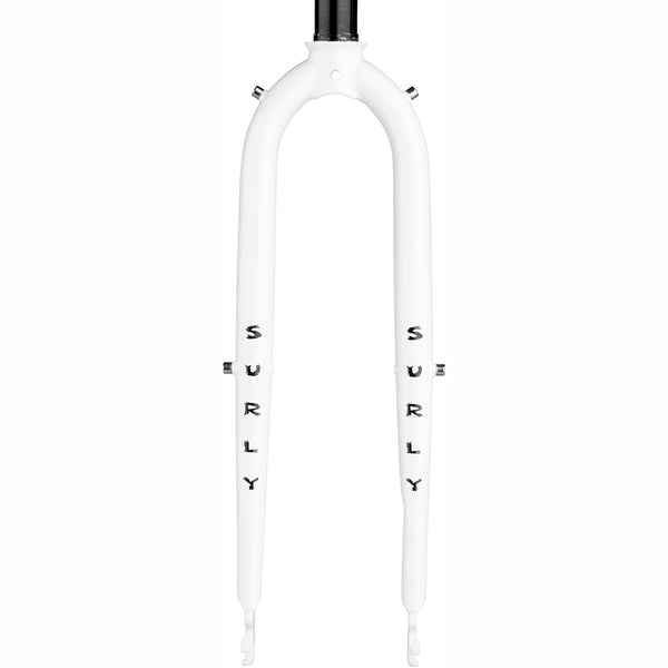 Surly Fork Preamble 9mm x 100mm Quick Release, 28.6mm Straight Steerer Thor Frost White 
