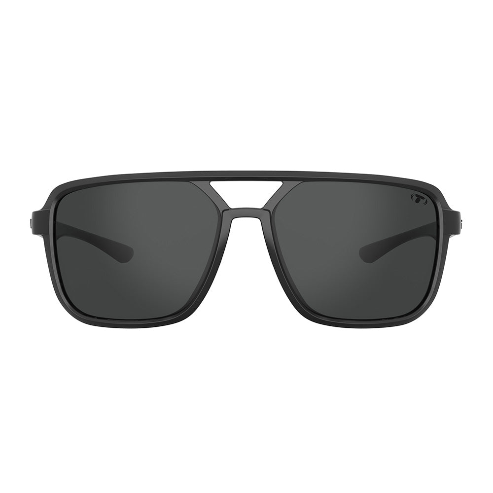 Tifosi Salto Sunglasses Blackout with Smoke Lens
