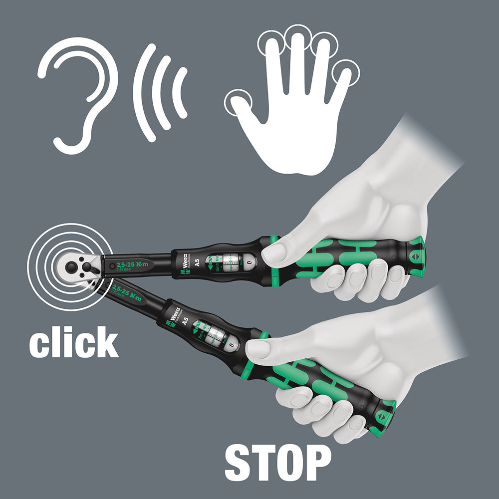 Wera Click-Torque A5  2.5-25 Nm 1/4