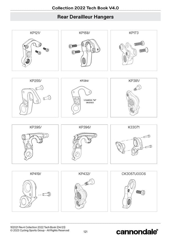 2023 Derailleur Hangers Page 4