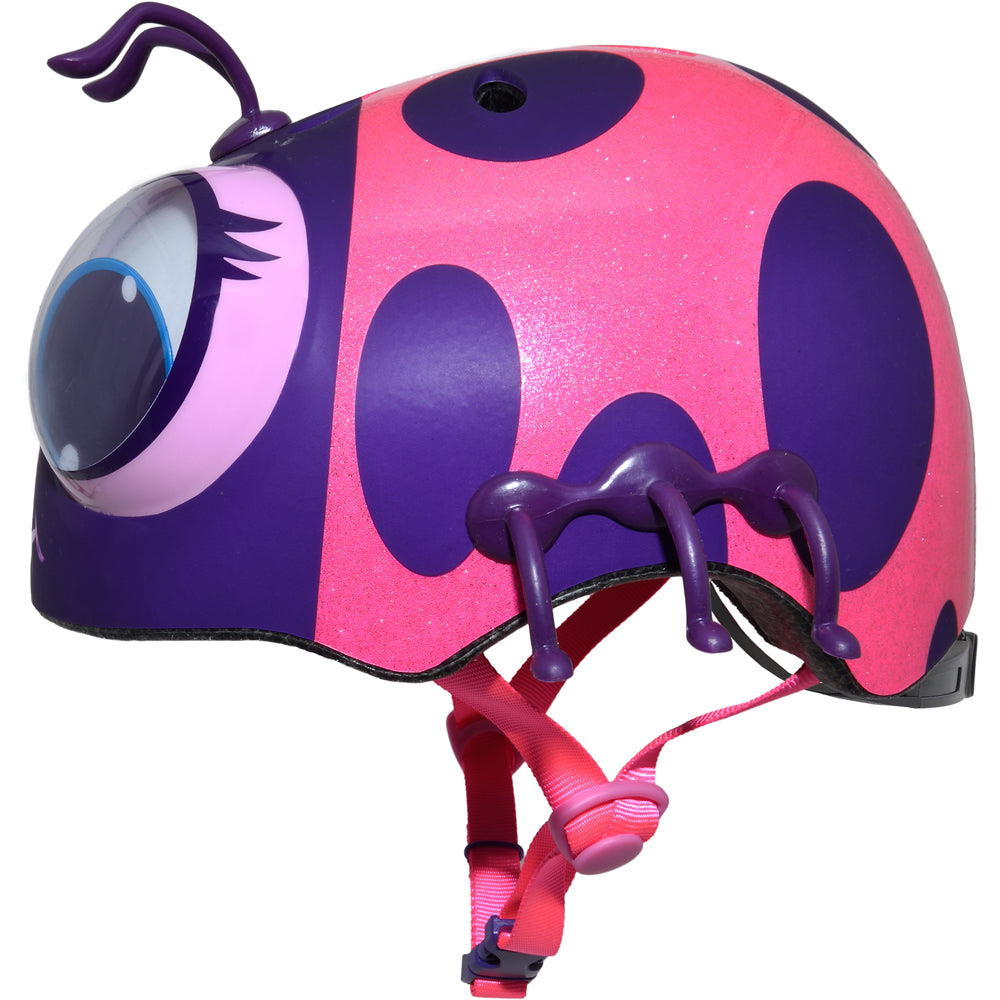 Raskullz Googly Eyes Lady Bug - Toddler Helmet