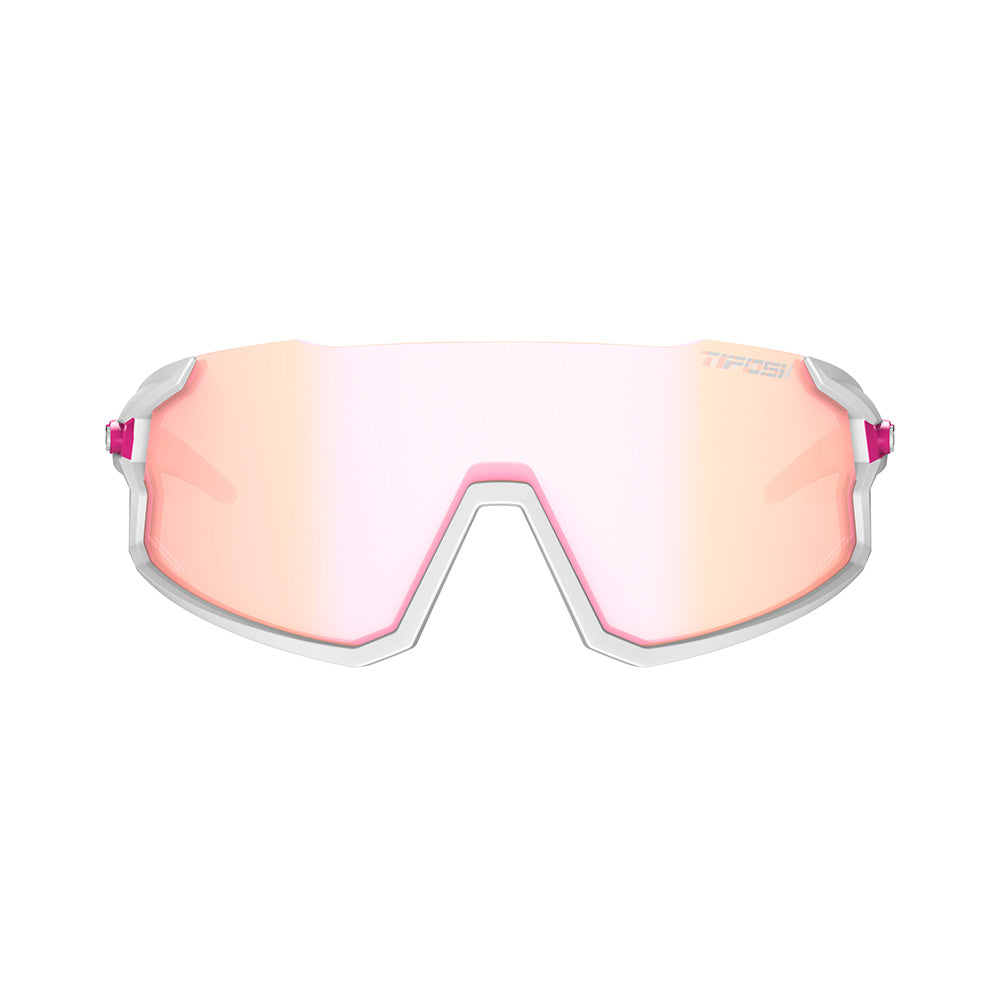 Tifosi Stash Sunglasses Race Pink with Clarion Pink, AC Red and Clear Lens
