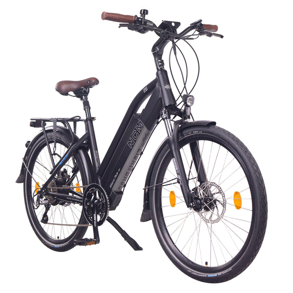 NCM Milano Plus Bicicleta eléctrica Unisex, Bicicleta de Trekking, 250W, Batería  48V 14 Ah/16Ah • 672Wh/768Wh