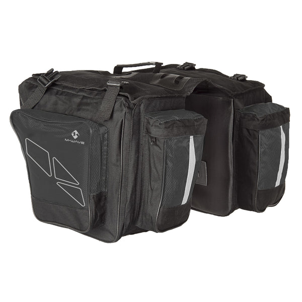 M-Wave Amsterdam Triple Pannier Bag - Side Bags