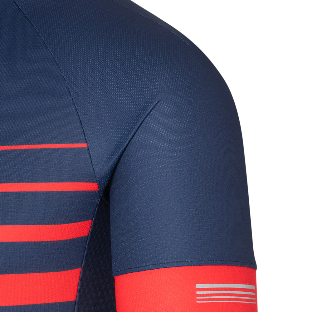 Giro Chrono Jersey - Midnight Blue Stripe