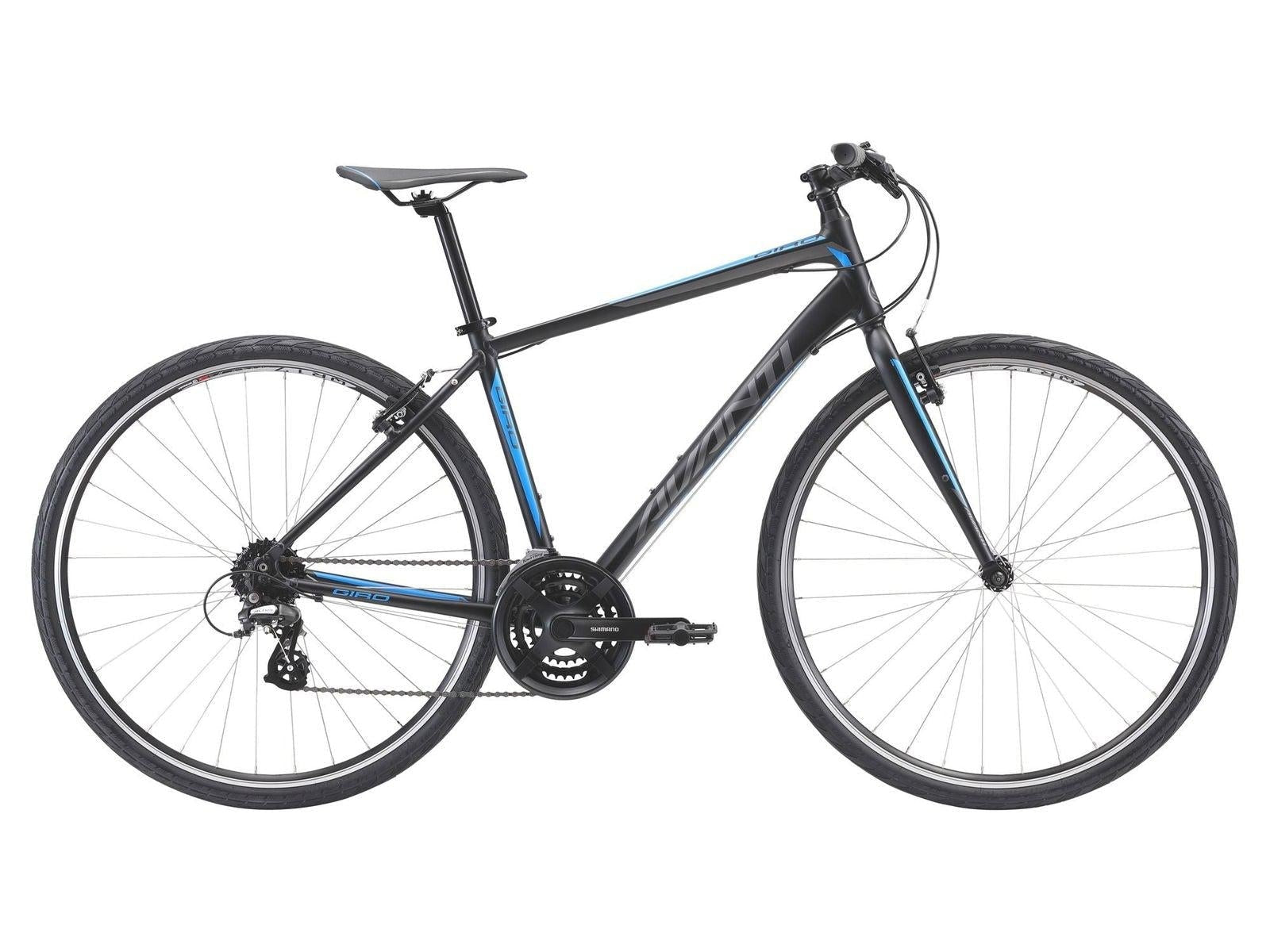 AVANTI GIRO F1 MATT BLACK/MET BLUE - Papanui Cycles