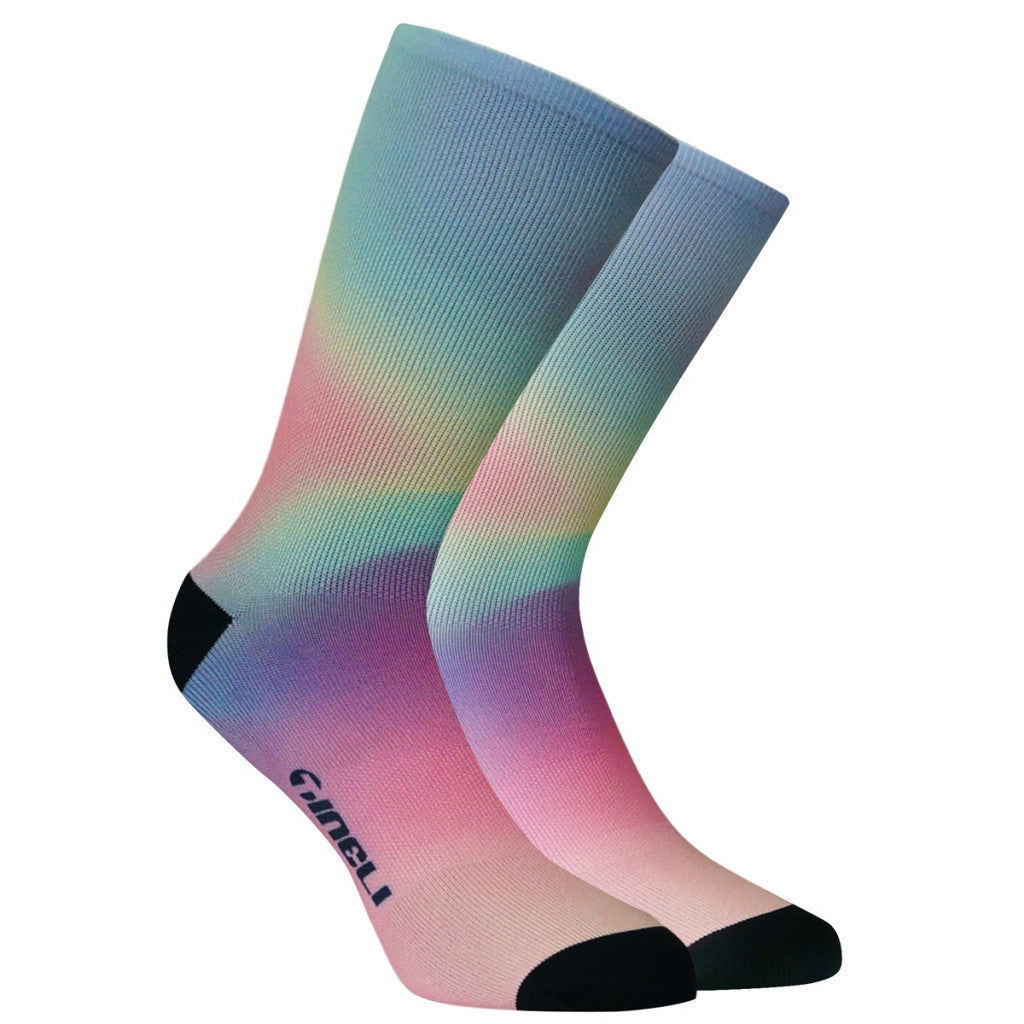 Aurora Socks-L-Unisex - Papanui Cycles