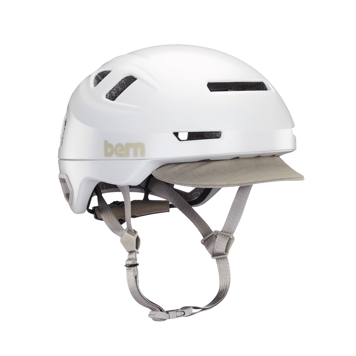 Bern Hudson MIPS Satin White - Papanui Cycles