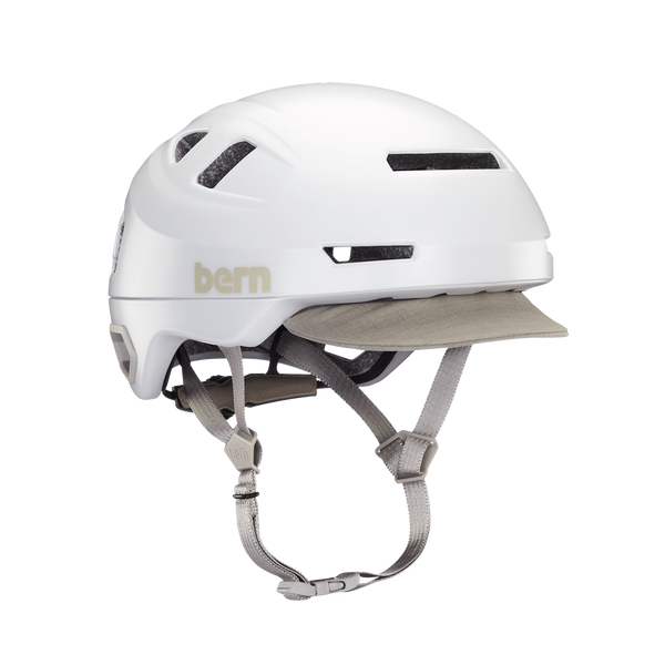 Bern Hudson MIPS Satin White - Papanui Cycles