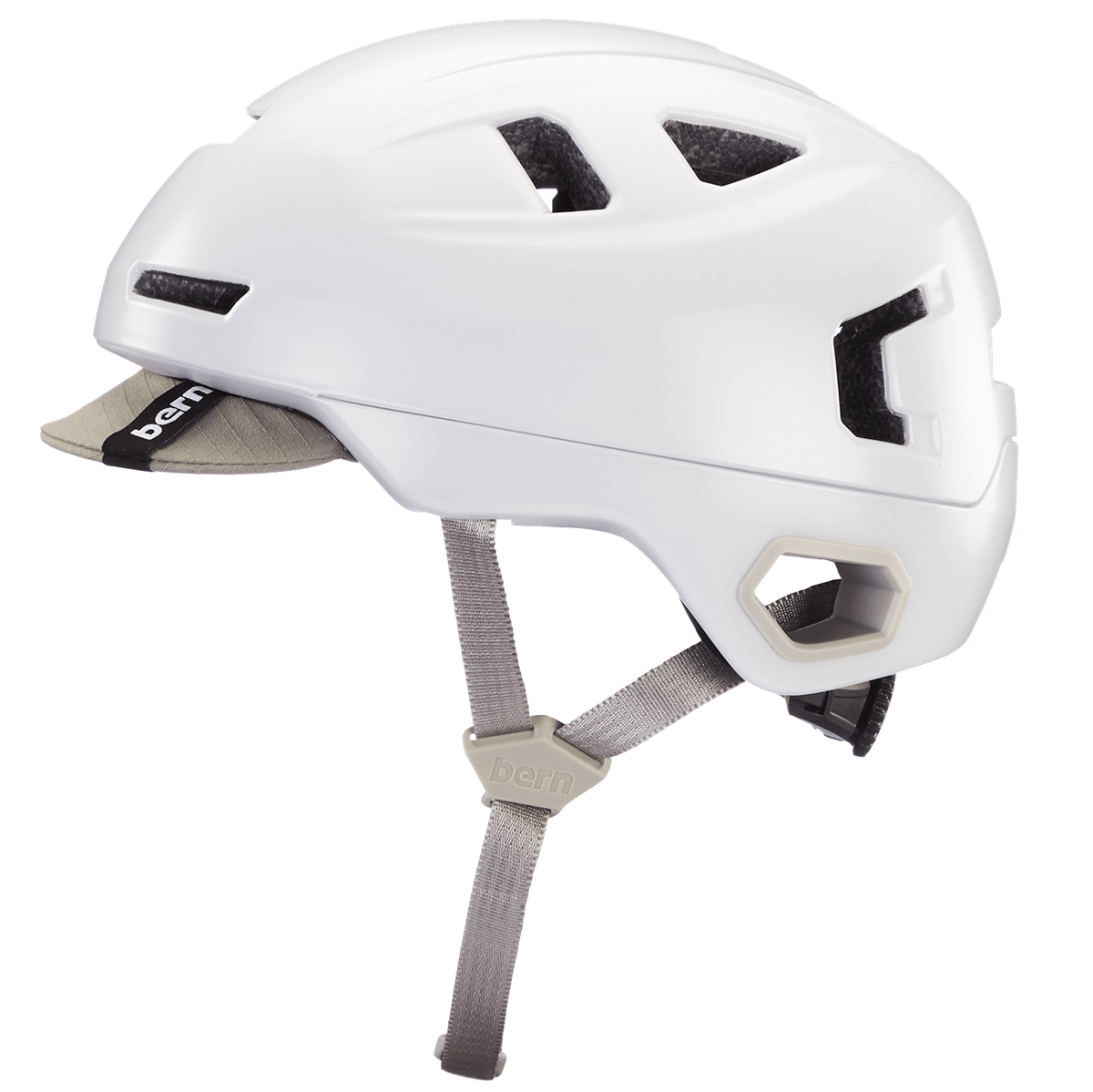 Bern Hudson MIPS Satin White - Papanui Cycles