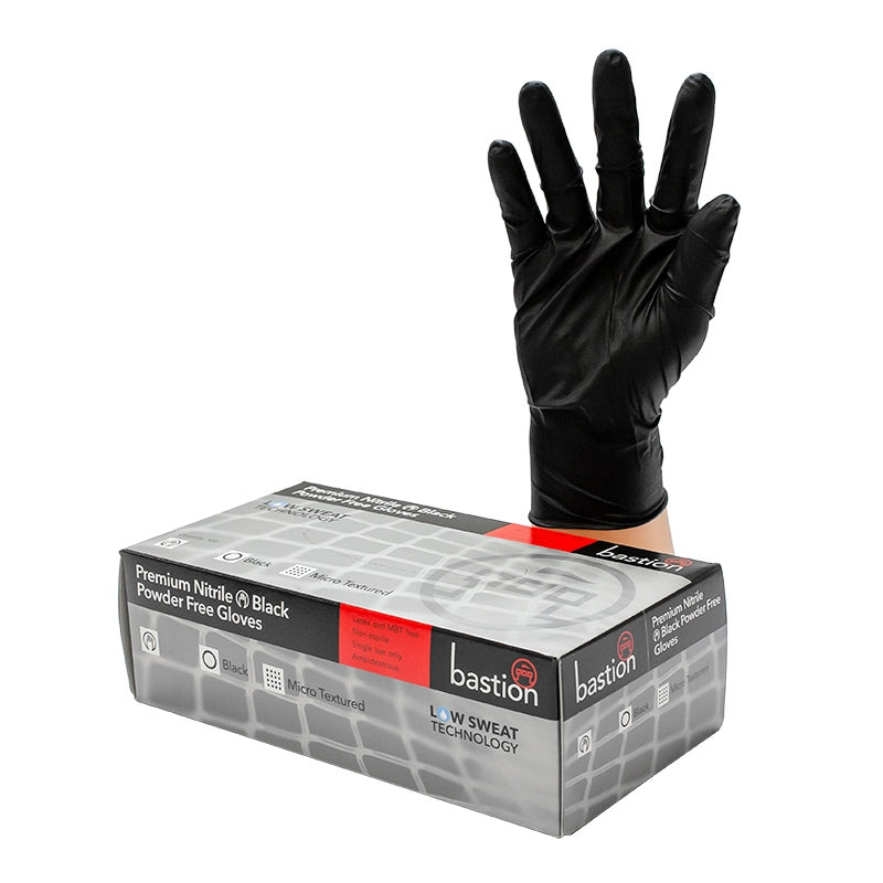 Black Diamond Textured Nitrile Gloves - Papanui Cycles