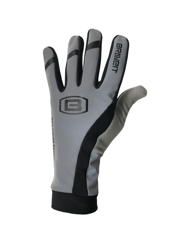 Brave Dark 2.0 Thermal Reflective Gloves - Papanui Cycles