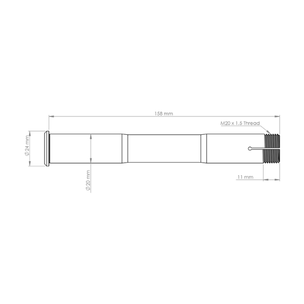 Burgtec Rockshox BoXXer Axle - Papanui Cycles