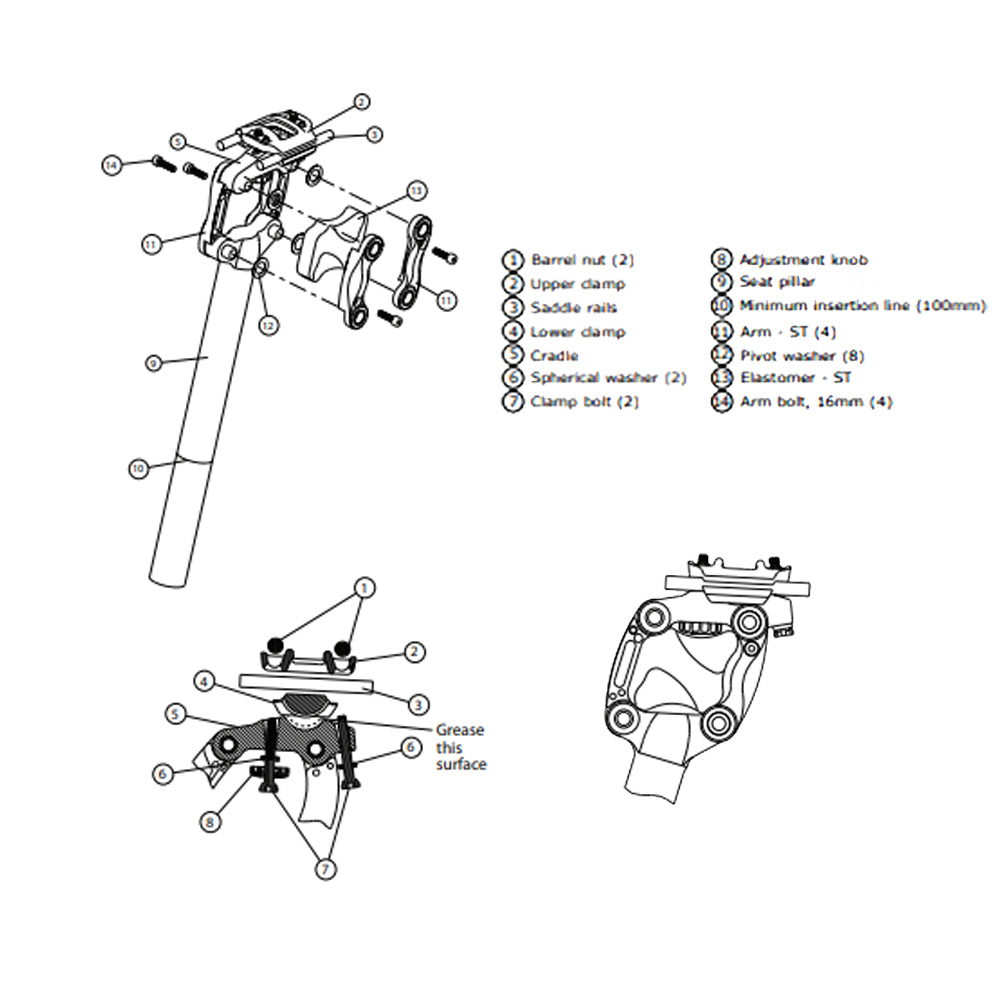 Cane Creek Thudbuster G3 Spare Parts - Papanui Cycles