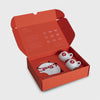 Castelli Espresso Cup Set white/red - Papanui Cycles