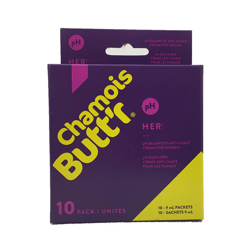 Chamois Butt'r 'Her' 9ml 10/Pack - Papanui Cycles