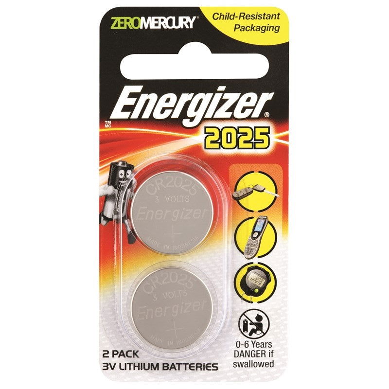 Energizer CR2025 Lithium Coin Batteries - Papanui Cycles