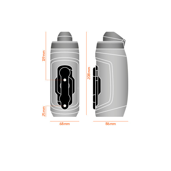 Fidlock Twist 590ml Bottle and Base - Papanui Cycles