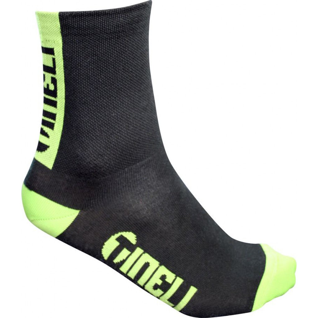 High Top Socks - Black/Green-L/XL-Unisex - Papanui Cycles