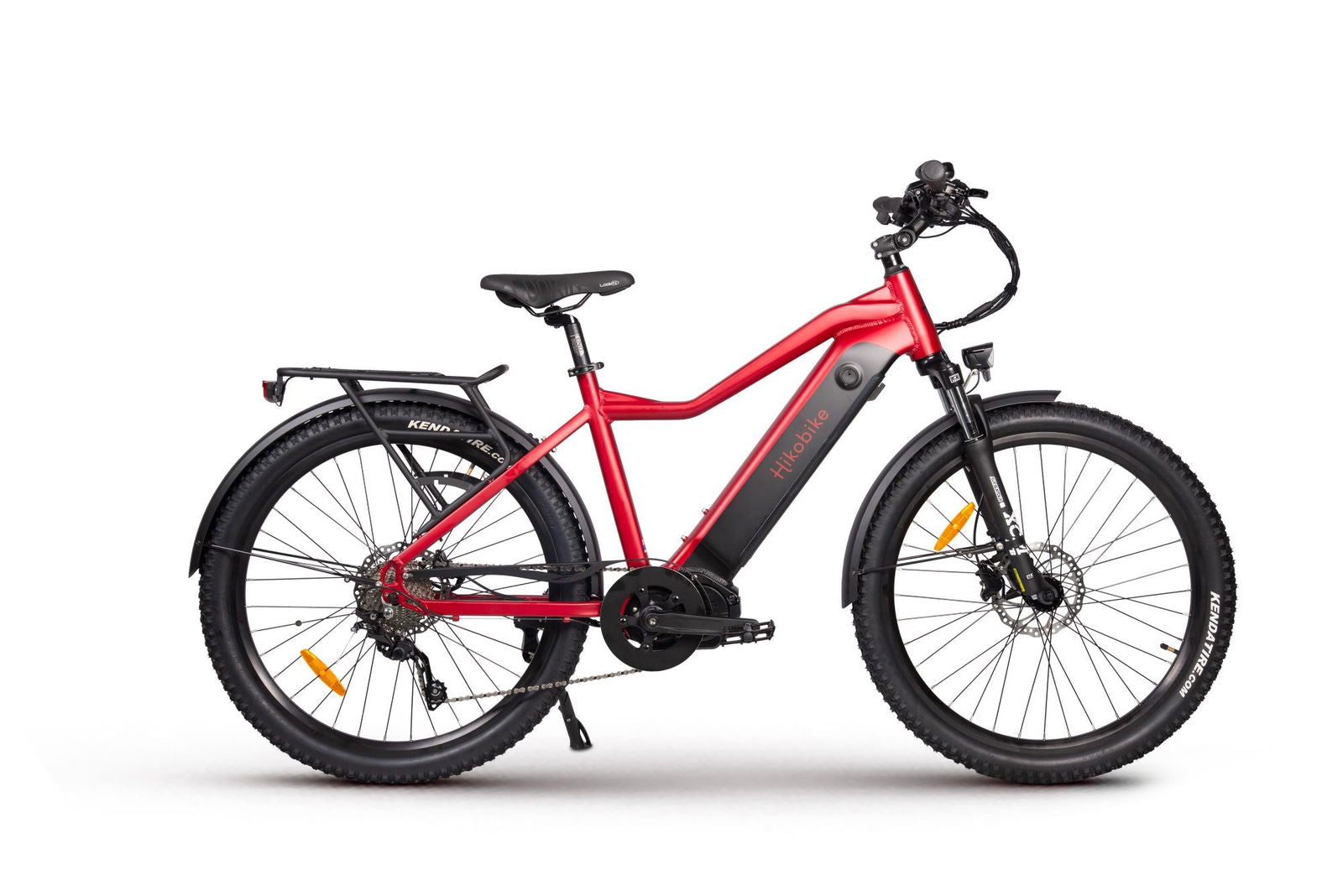 Hiko Ascent Electric Bike 672Wh Red - Papanui Cycles