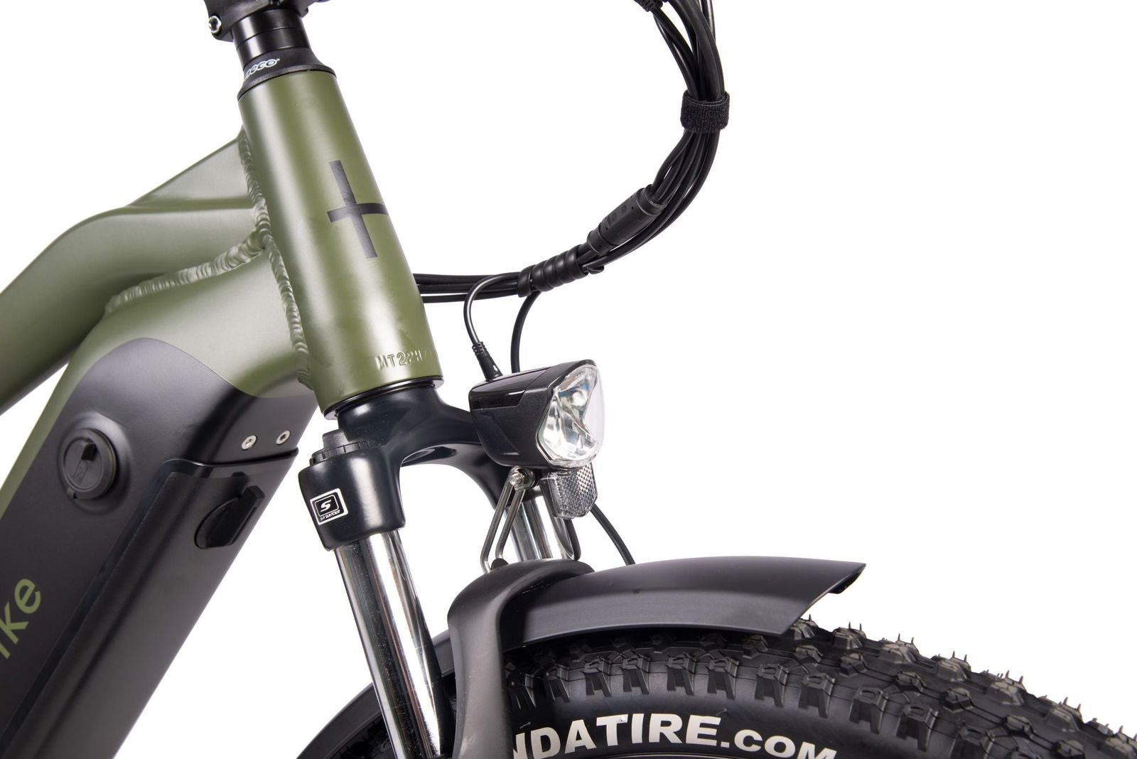 Hiko Scout Electric Bike 672Wh Olive - Papanui Cycles