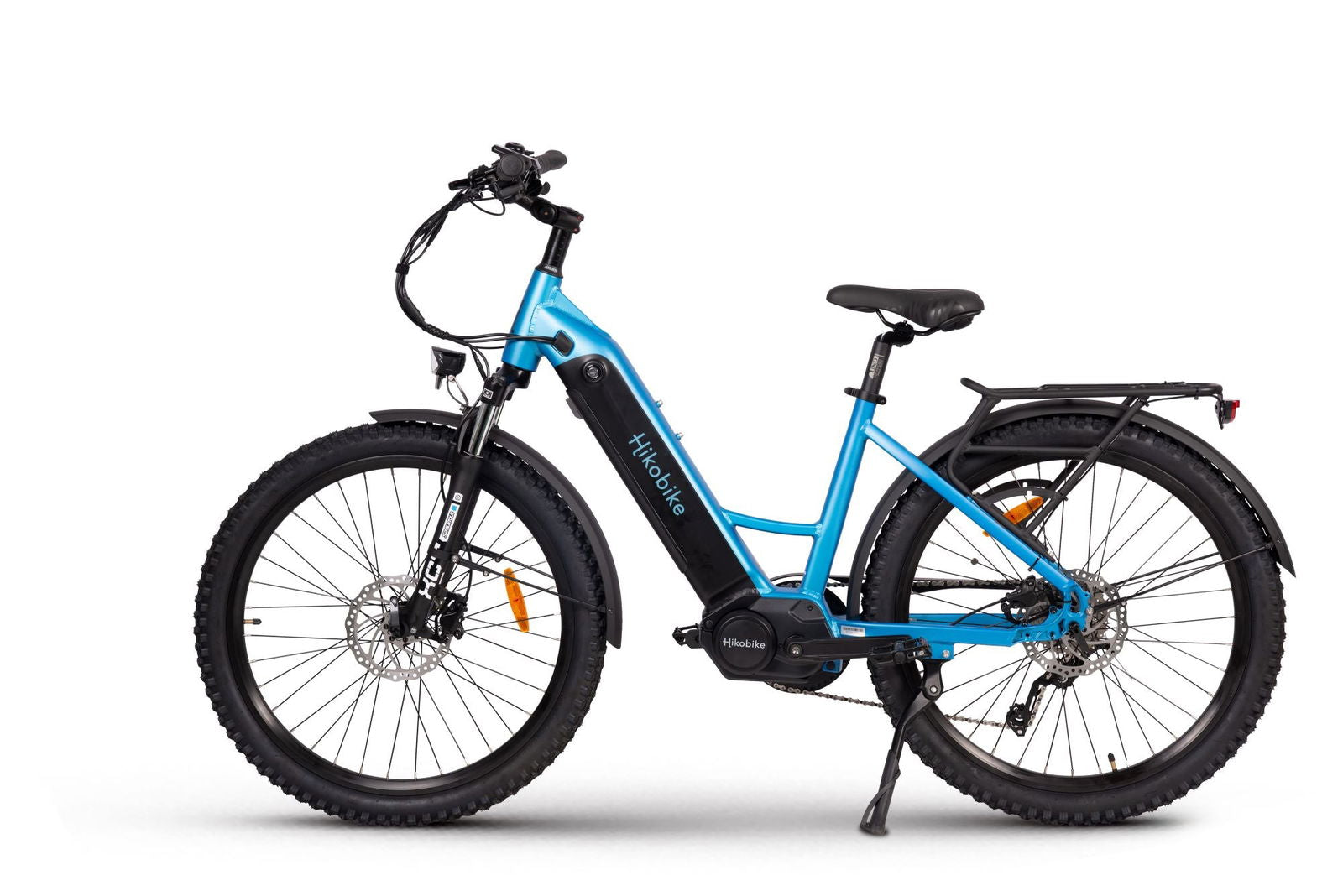 Hiko Vibe Electric Bike 672WH Blue - Papanui Cycles