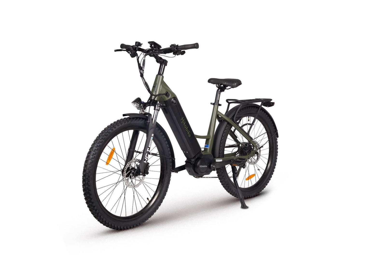 Hiko Vibe Electric Bike 672WH Olive - Papanui Cycles