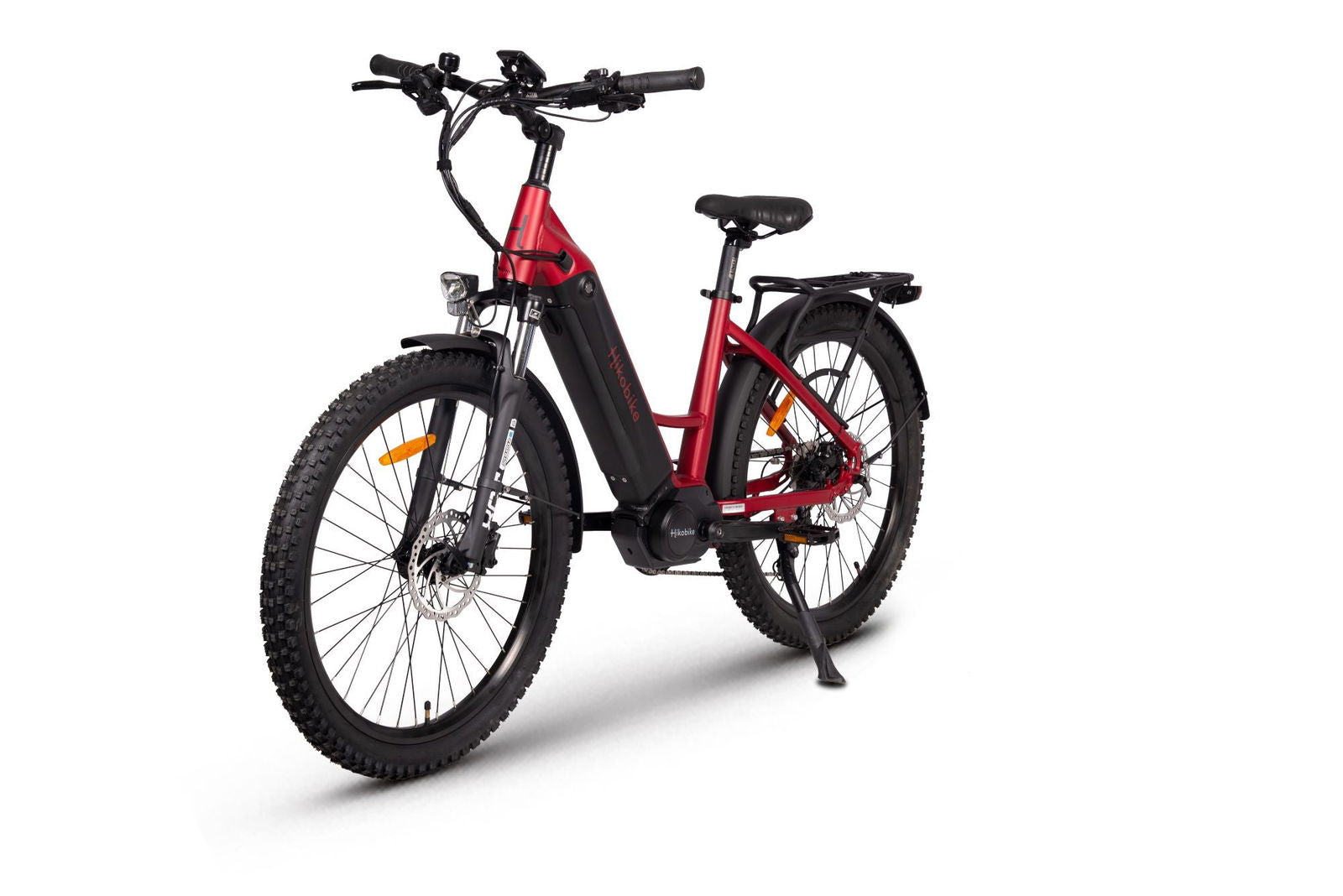 Hiko Vibe Electric Bike 672WH Red - Papanui Cycles