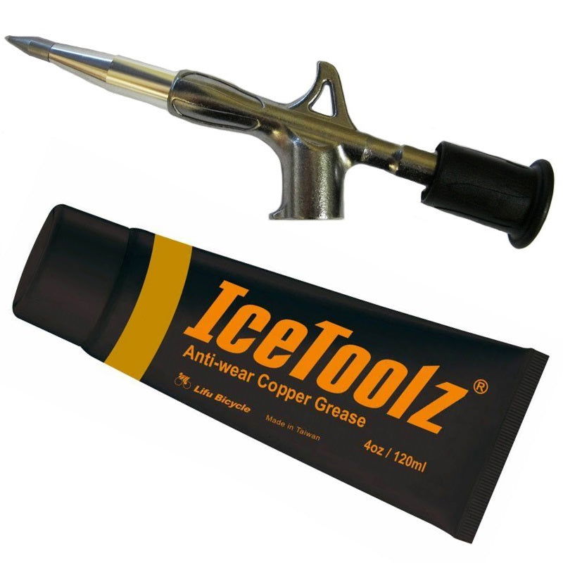 IceToolz Anti-Wear Copper Grease & Gun - Papanui Cycles