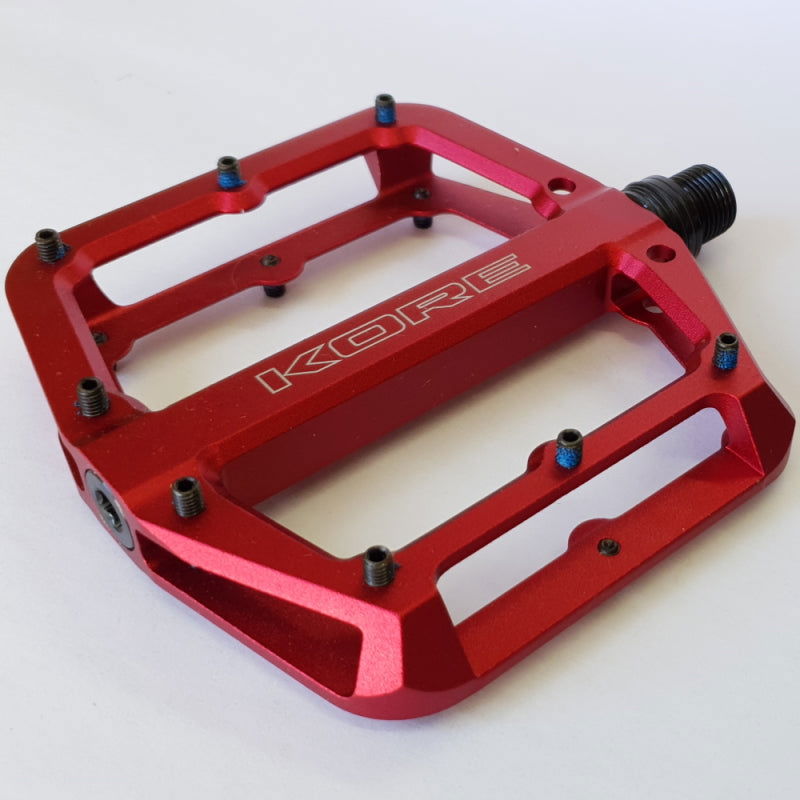 KORE Iron 110 Alloy Pedal Red - Papanui Cycles