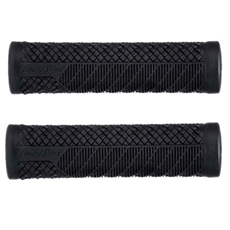 Lizard Skins Charger Evo Grips Black - Papanui Cycles