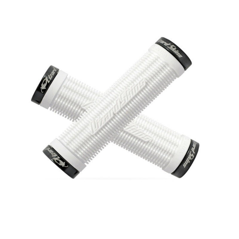 Lizard Skins Charger Lock-On Grips White - Papanui Cycles