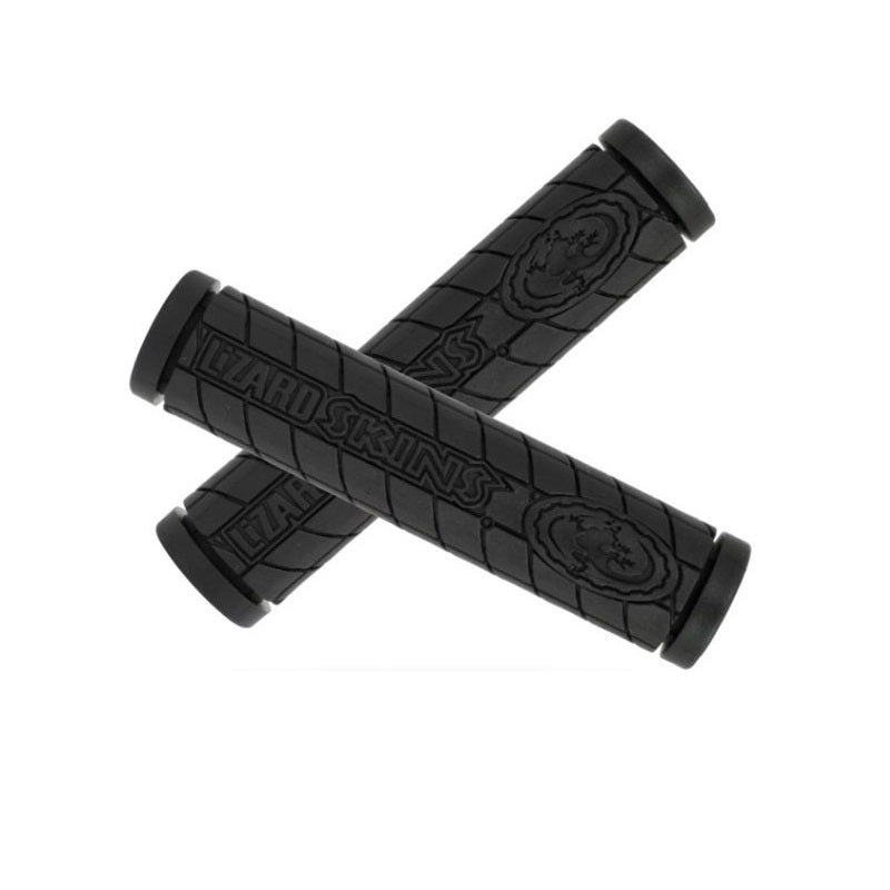 Lizard Skins Logo Grips Black - Papanui Cycles