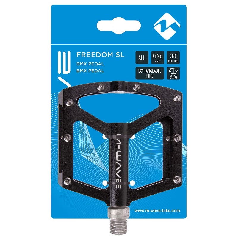 M-Wave Freedom SL Alloy Pedal Black - Papanui Cycles