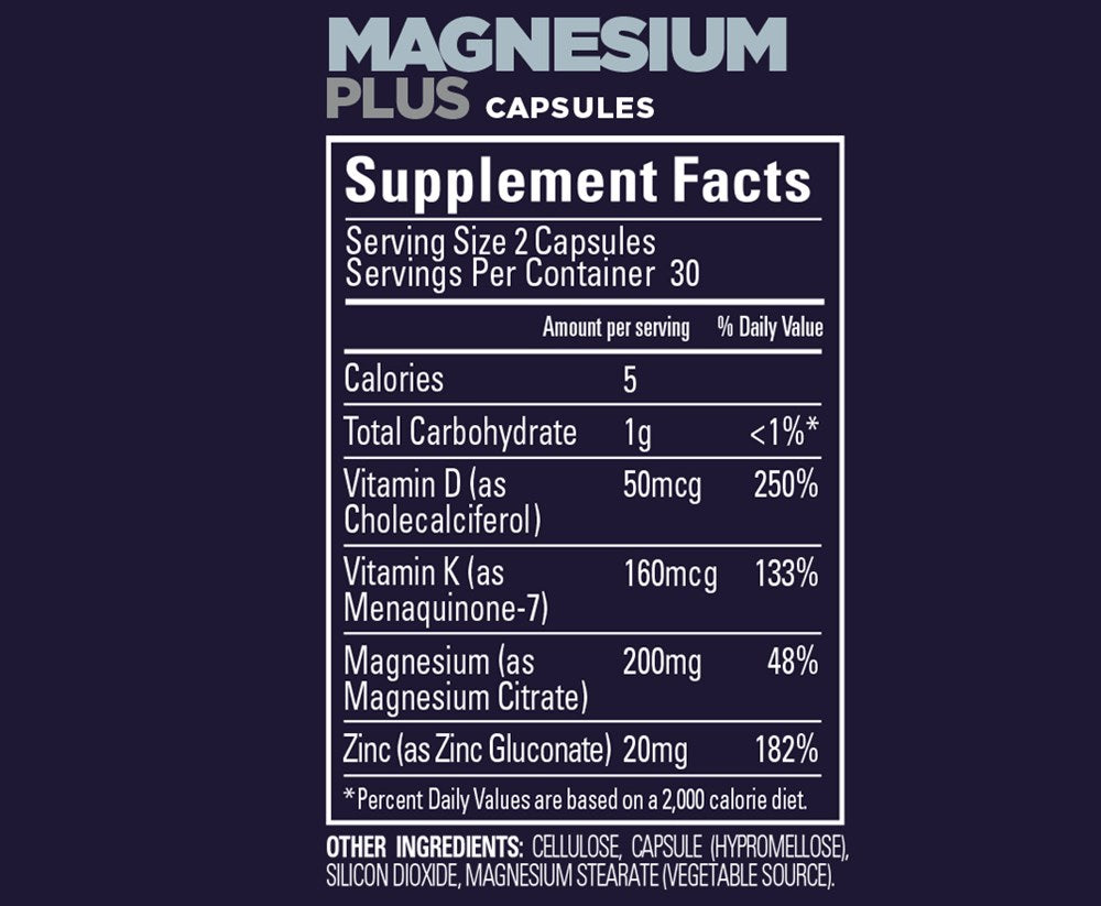 Magnesium Plus Roctane Capsules (60 Srv Can) - GU Energy New Zealand