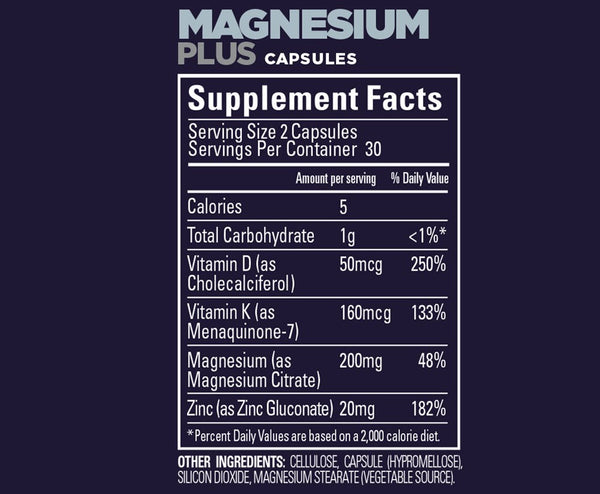 Magnesium Plus Roctane Capsules (60 Srv Can) - GU Energy New Zealand